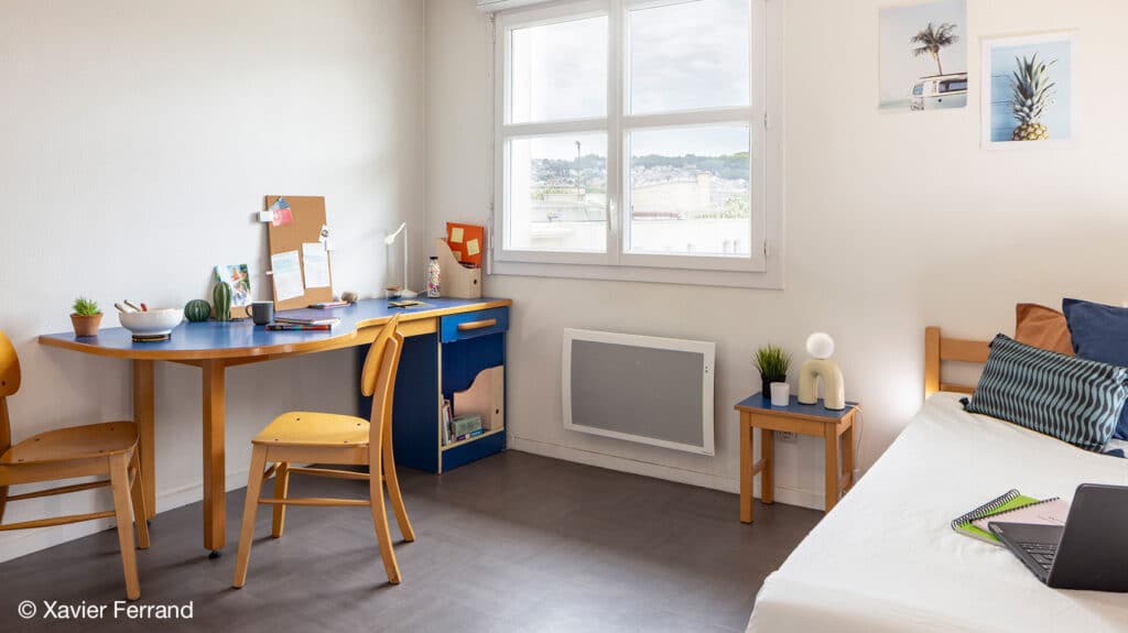 Résidence étudiante logifac Gambetta : chambre