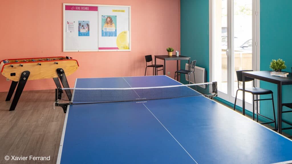 Résidence étudiante logifac Gambetta : ping-pong