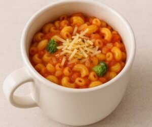 Smerra : pâtes “one-mug” à la sauce tomate