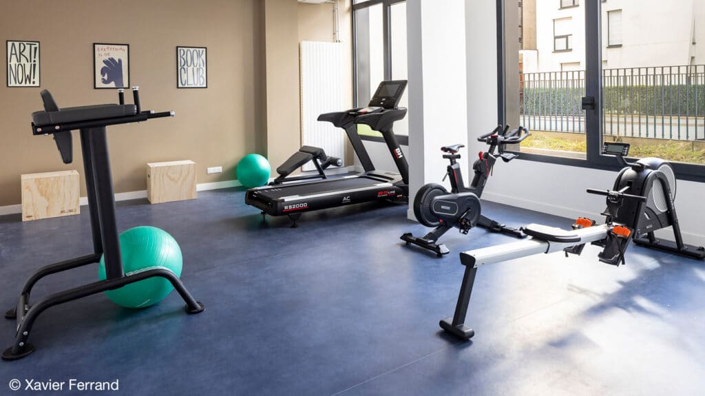 Résidence Fac-Habitat Honoré de Balzac Tours : Salle d e sport