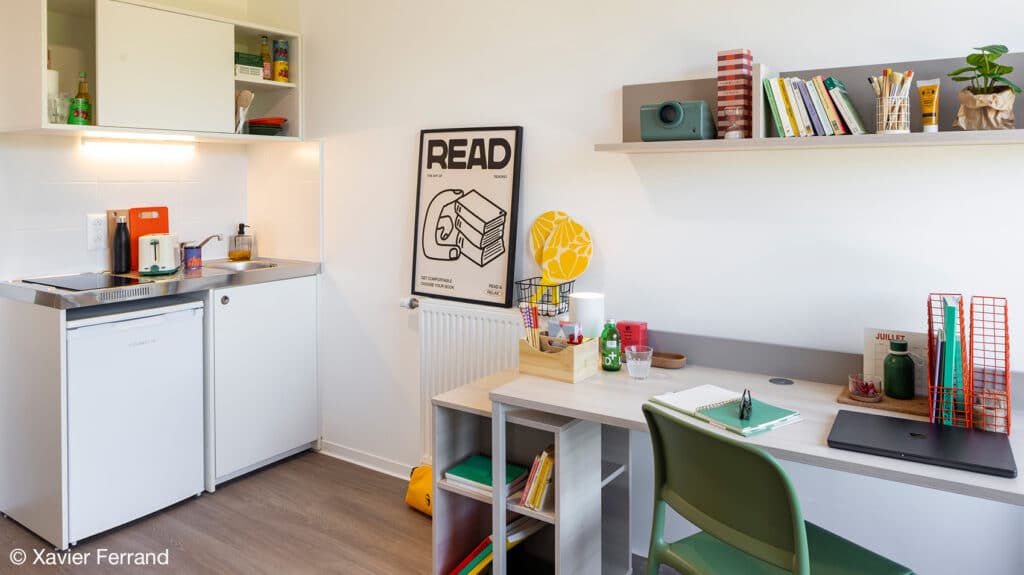 Résidence étudiante Fac-Habitat Louis Sainsaulieu Kitchenette