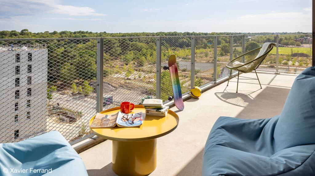 Résidence étudiante Fac-Habitat Louis Sainsaulieu Terrasse