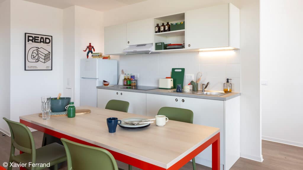 Résidence étudiante Fac-Habitat Louis Sainsaulieu Cuisine