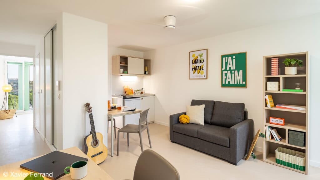 Résidence étudiante Fac-Habitat Emile Sauvaigo T2