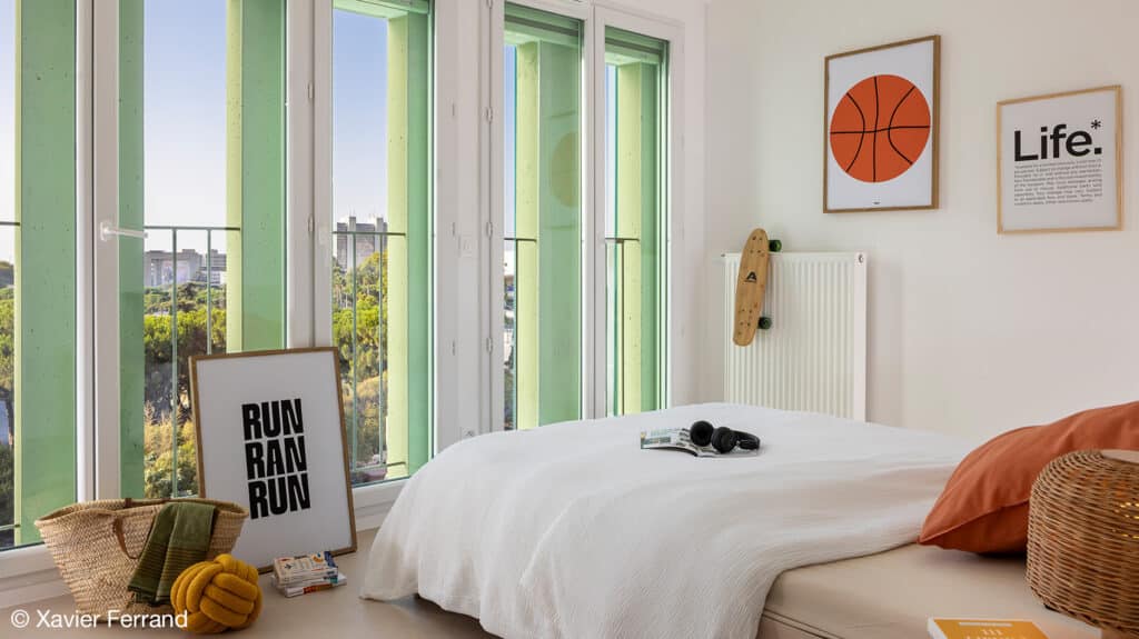 Résidence étudiante Fac-Habitat Emile Sauvaigo T2 chambre